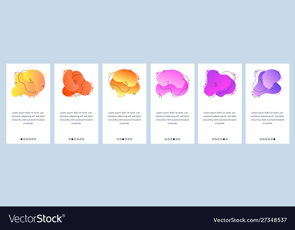 Website and mobile app onboarding screens vector image Website and mobile app onboarding screens