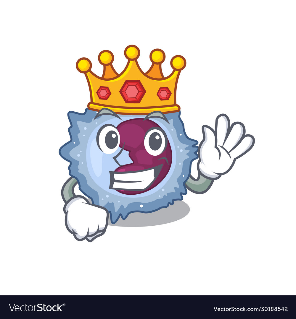 A stunning monocyte cell stylized king