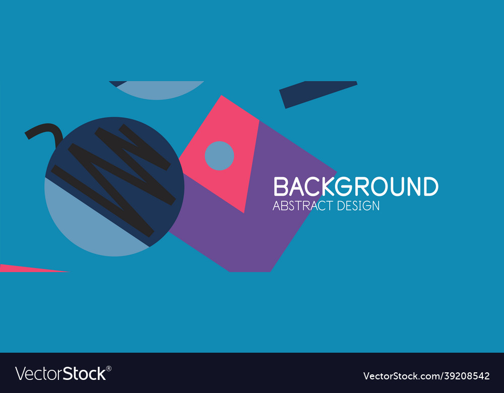 Abstract background blocks lines triangles Vector Image Abstract background blocks lines triangles