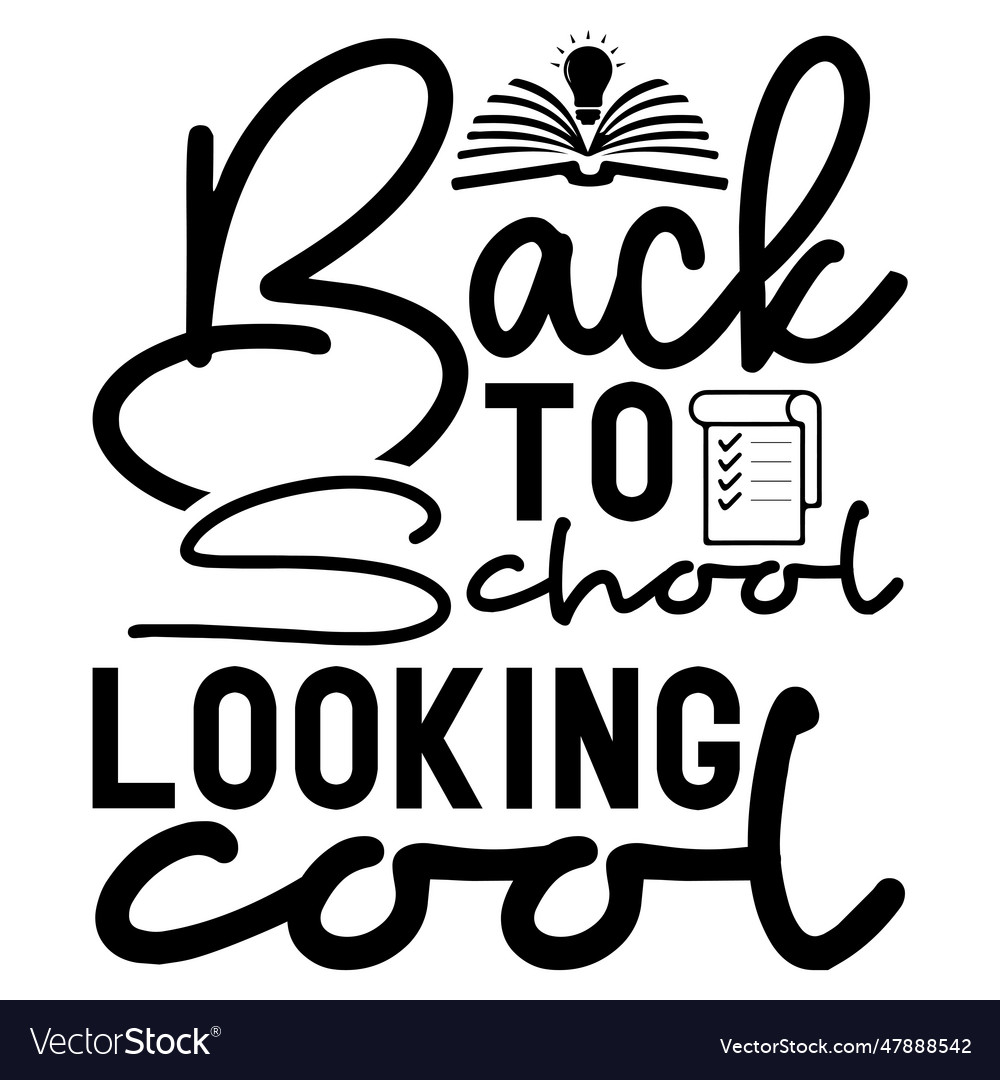 Back to school shirt teacher gift Royalty Free Vector Image