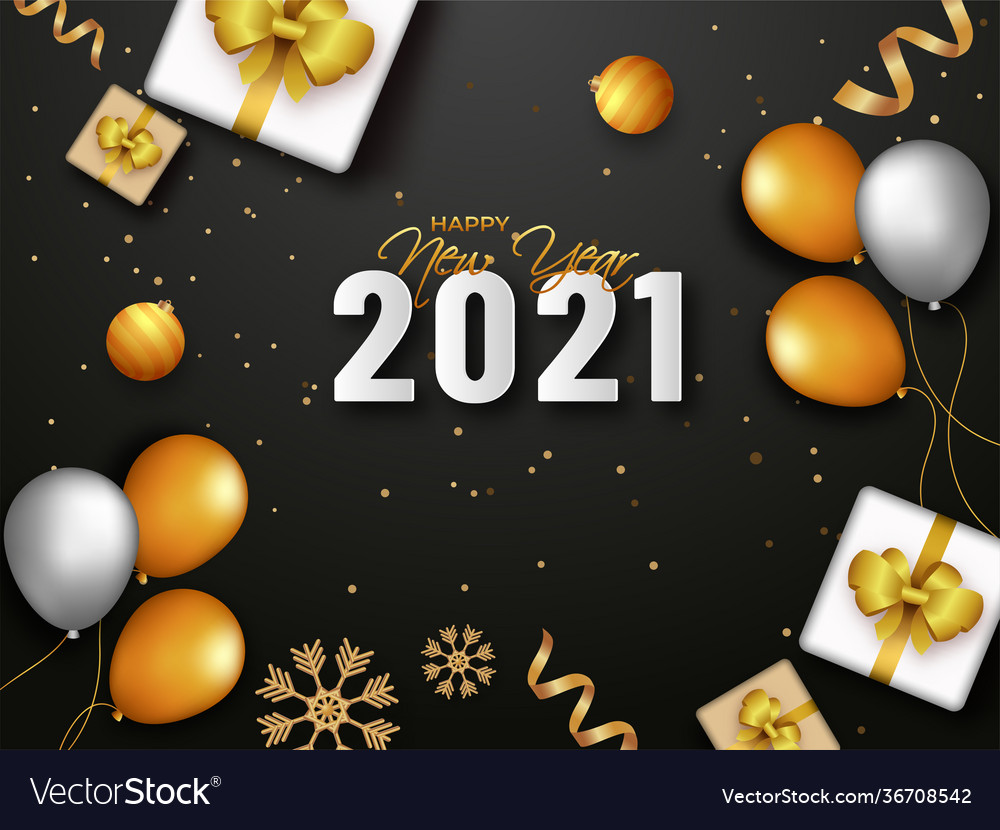 Black background decorated with realistic