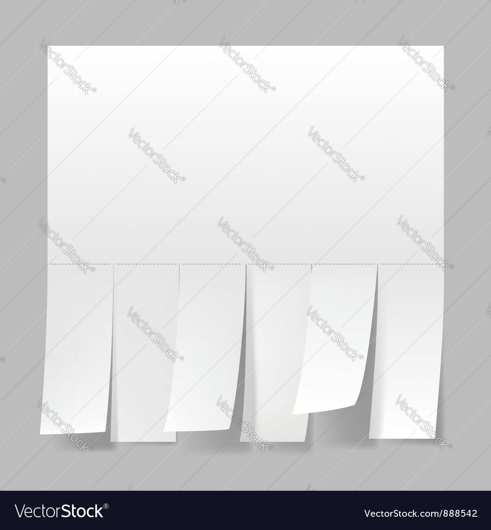 Blank advertisement Royalty Free Vector Image - VectorStock