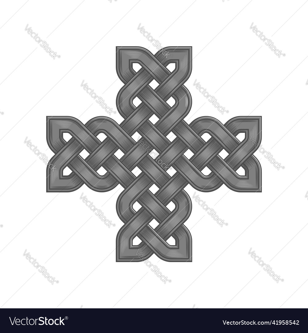 Celtic Knot Cross Ornament