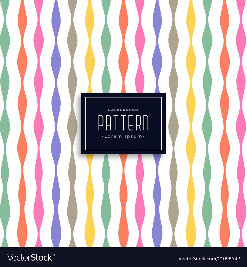 Colorful Ribbon Pattern Background