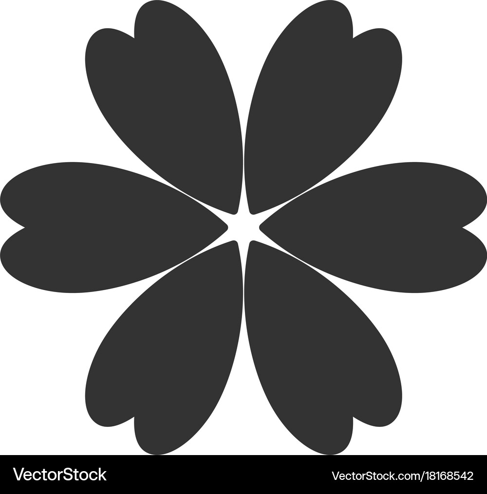 Flower flat icon Royalty Free Vector Image - VectorStock