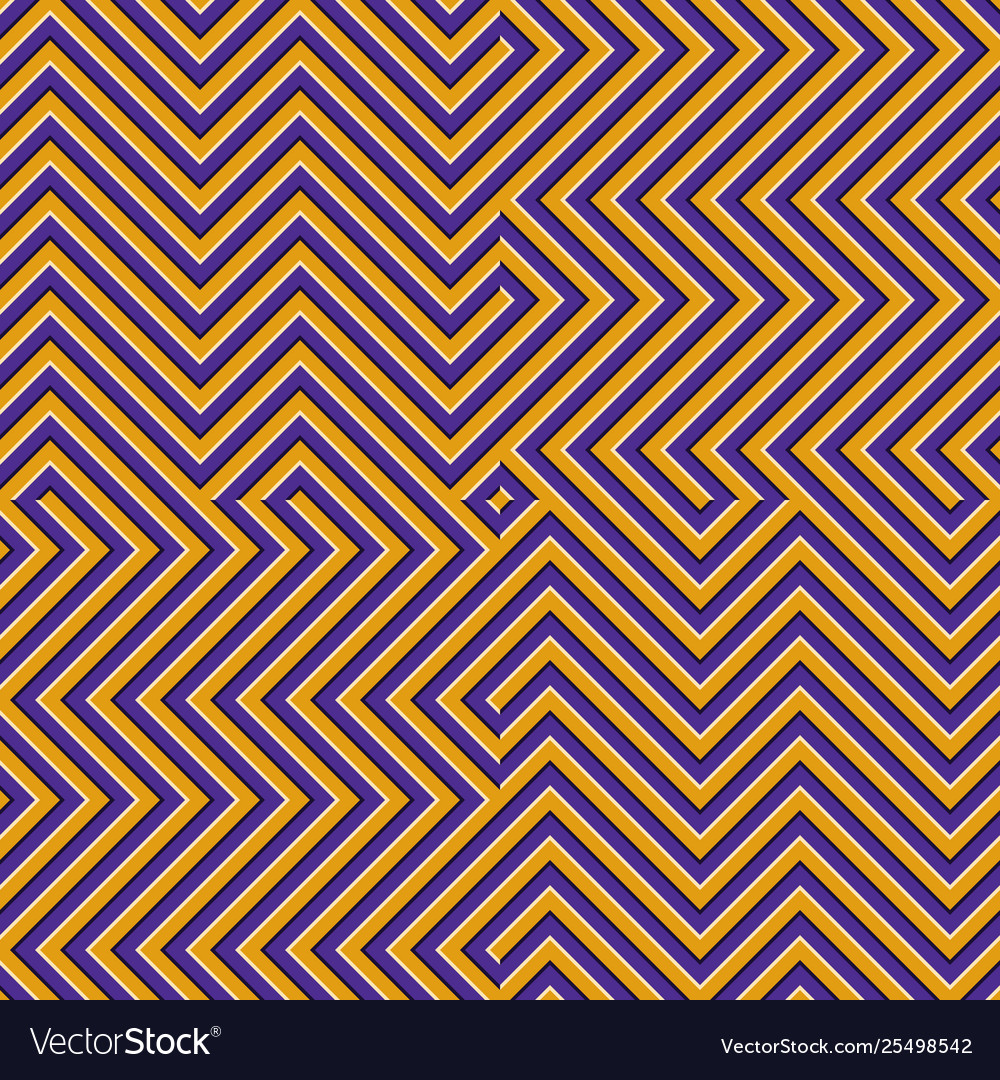 Optical motion seamless pattern orange purple