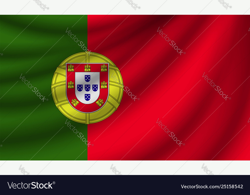 Realistic flag Royalty Free Vector Image - VectorStock