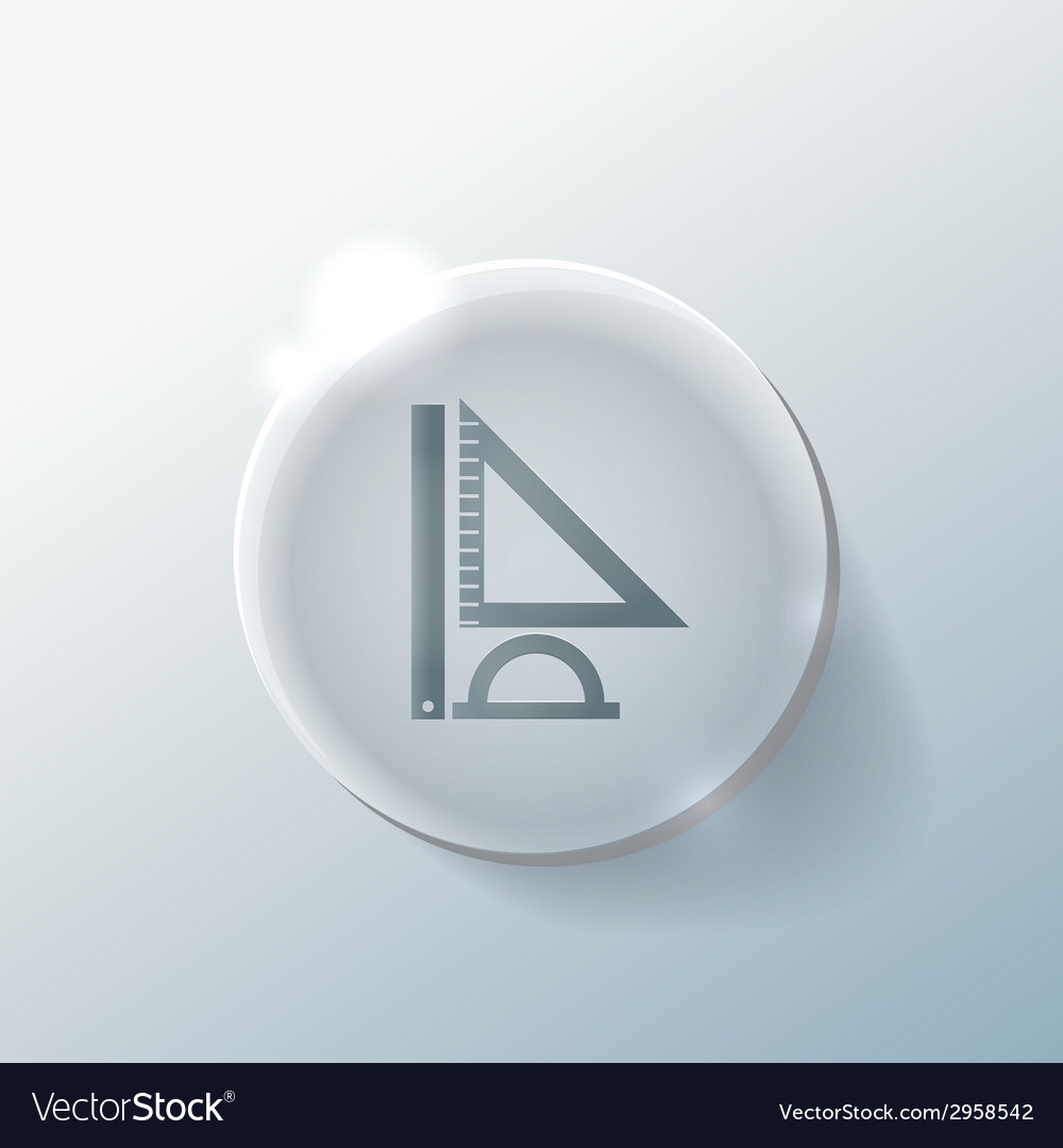 Ruler protractor triangle symbol of geometry
