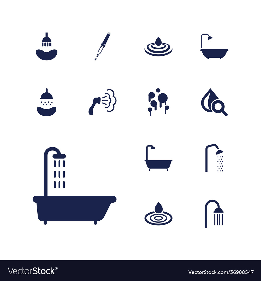 13 droplet icons