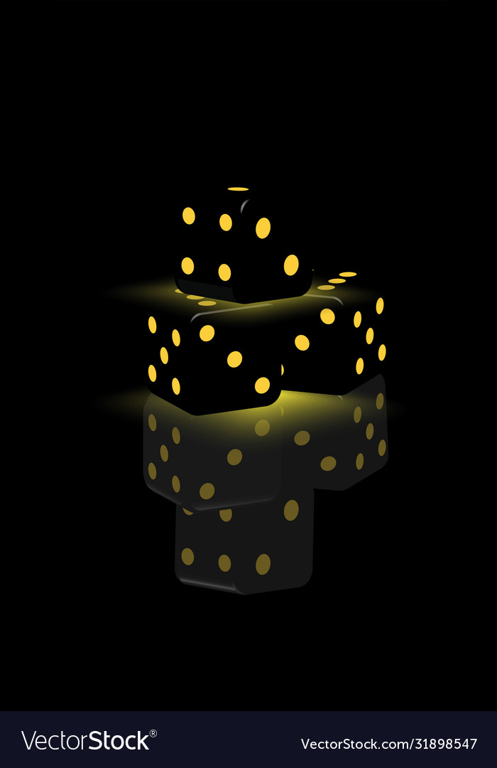 Abstract Dice Pattern