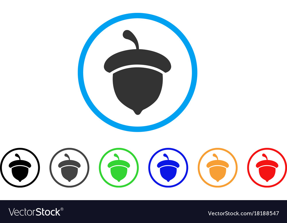Acorn rounded icon