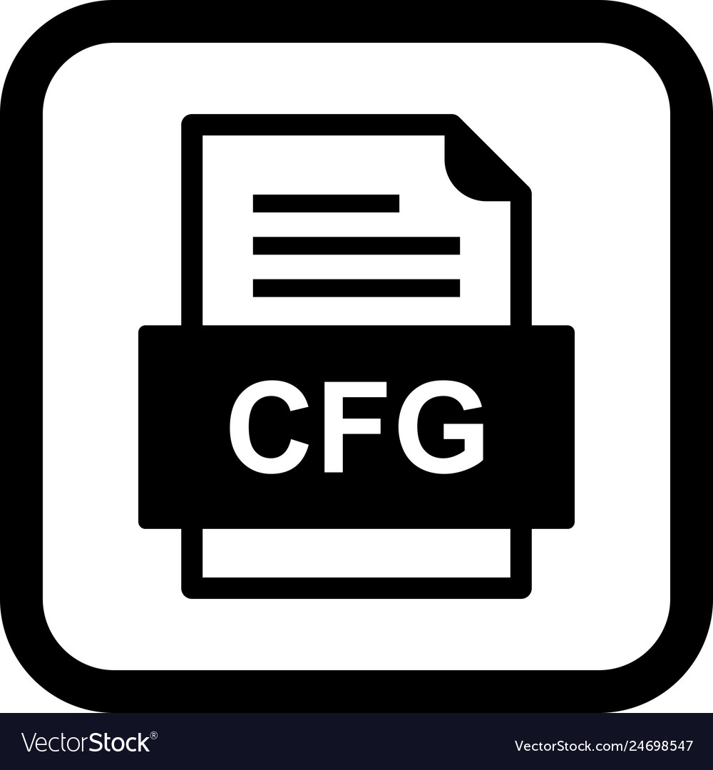 Cfg file document icon