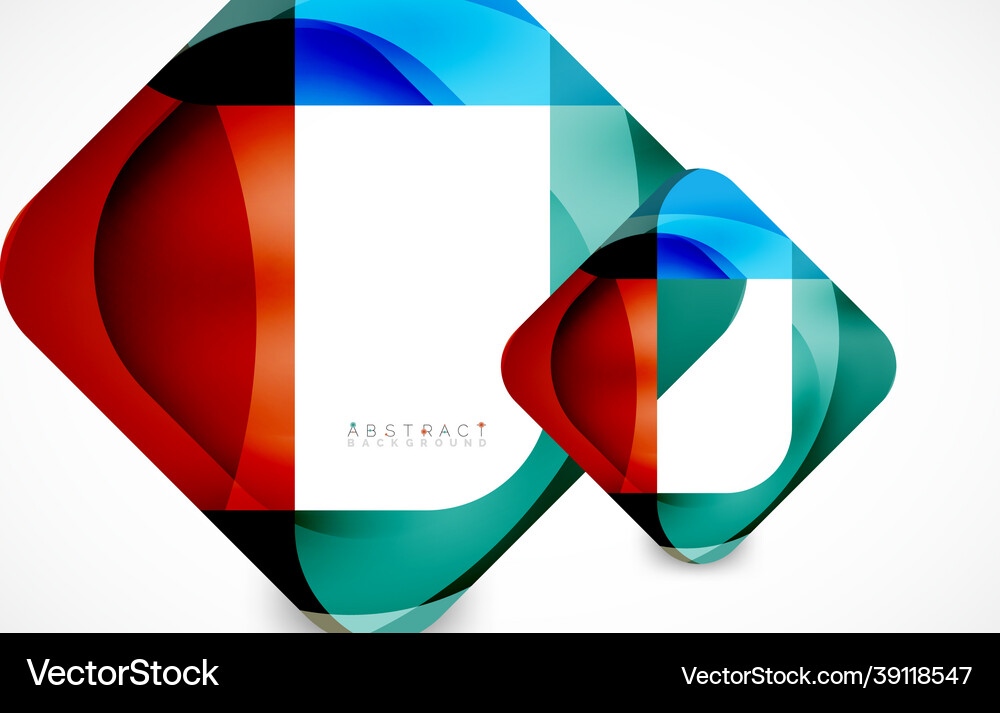 Minimal background abstract square shape Vector Image