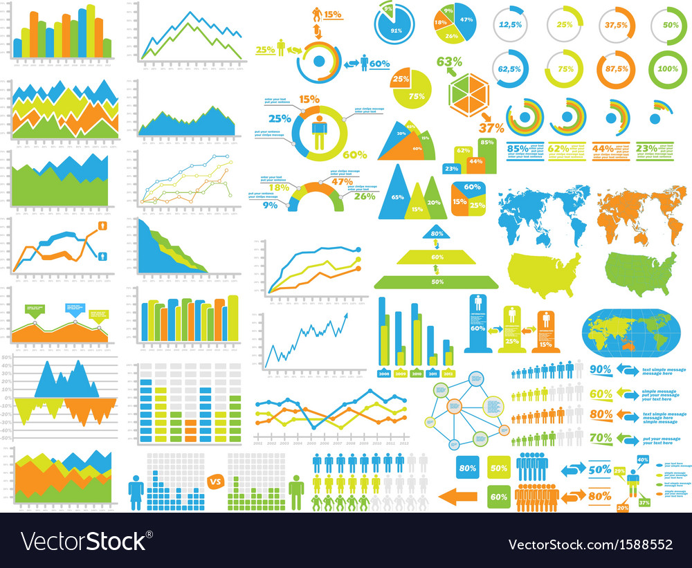 New style web elements infographic demographic toy