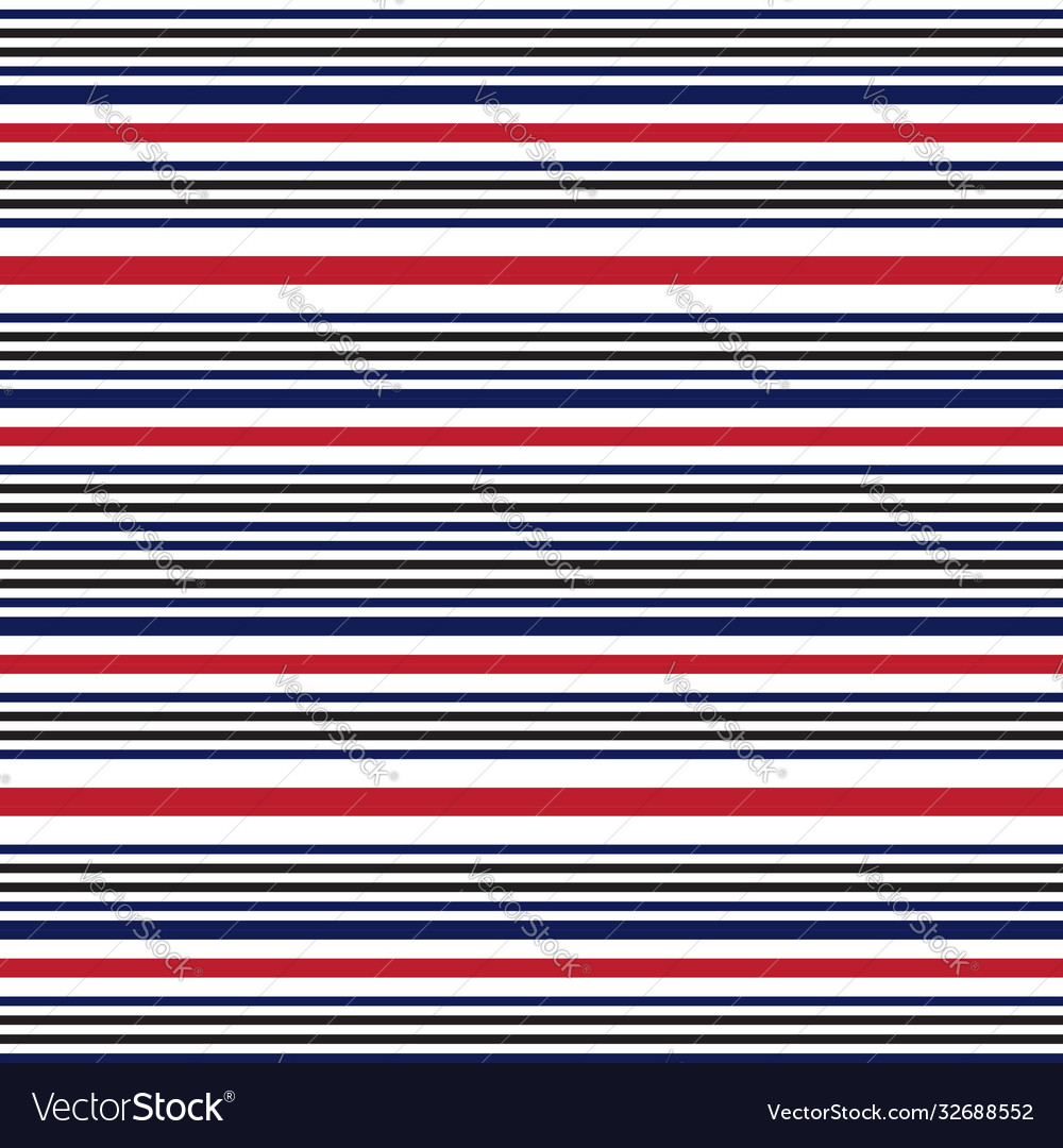 Red And Blue Stripe Seamless Pattern Background Vector Image