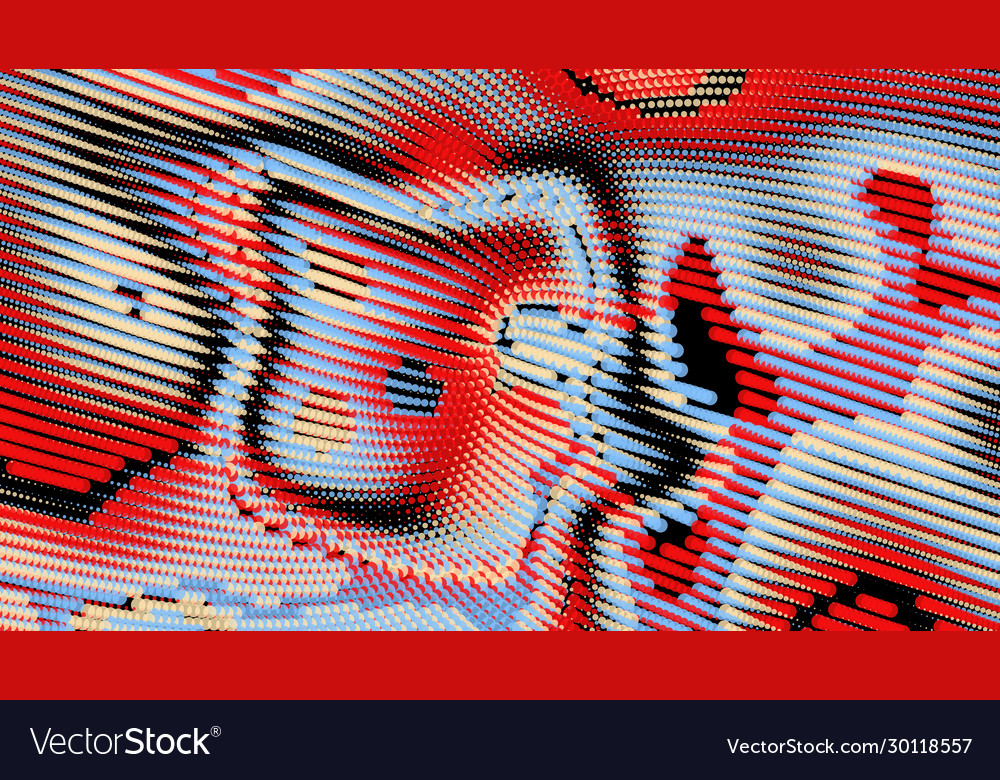 Abstract colorful halftone background