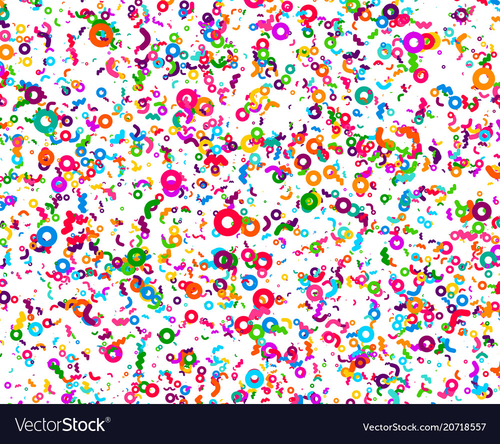 Abstract geometric pattern colored shapes vector image Abstract geometric pattern colored shapes