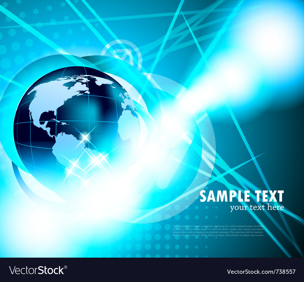 Background with globe