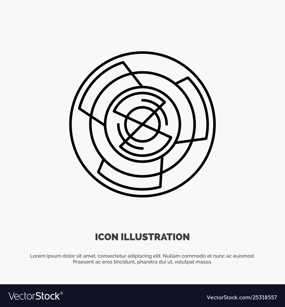Complexity business challenge concept labyrinth vector image Complexity business challenge concept labyrinth