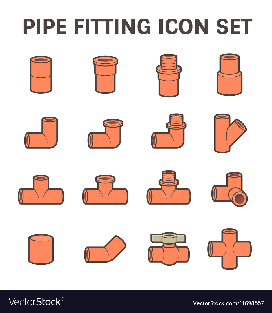 Pipe fitting icon