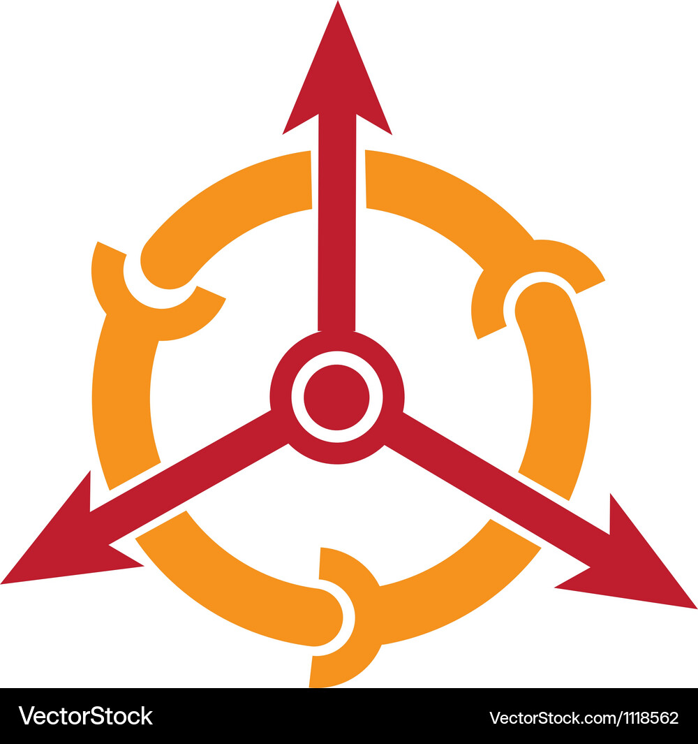 Abstract logo template Royalty Free Vector Image