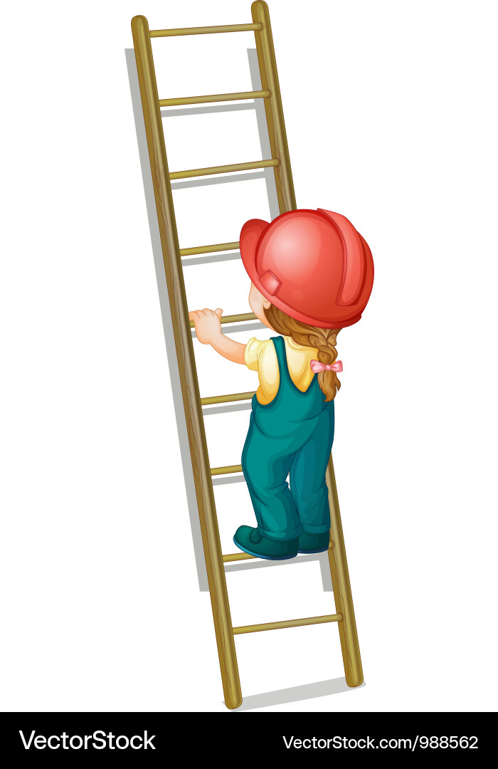 Contractor Ladder Vector Construction ladder Royalty Free Vector Image - VectorStock
