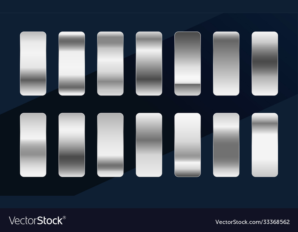 Metallic Chrome Gradient Set