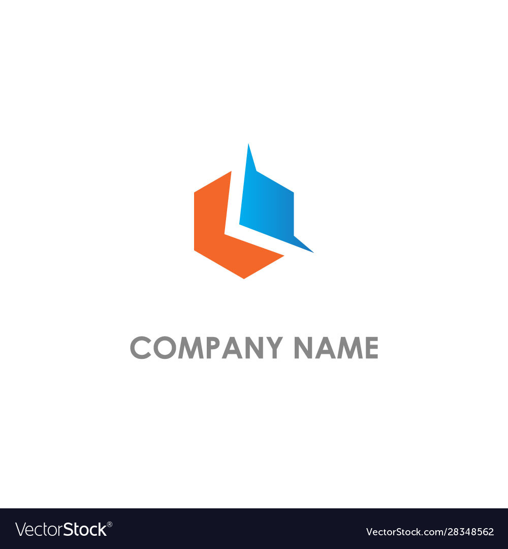 Polygon abstract company logo