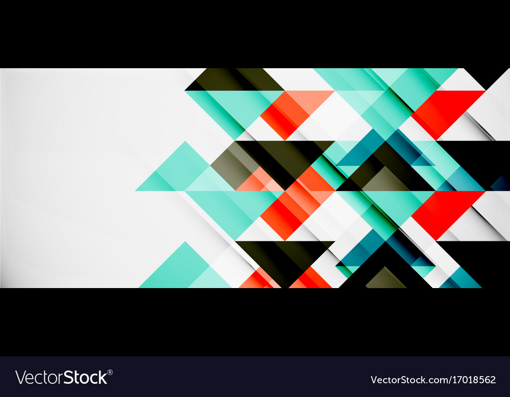 Triangle pattern design background