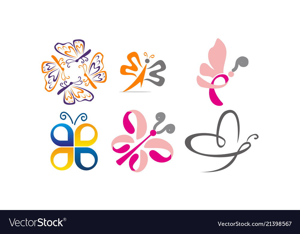 Butterfly template set