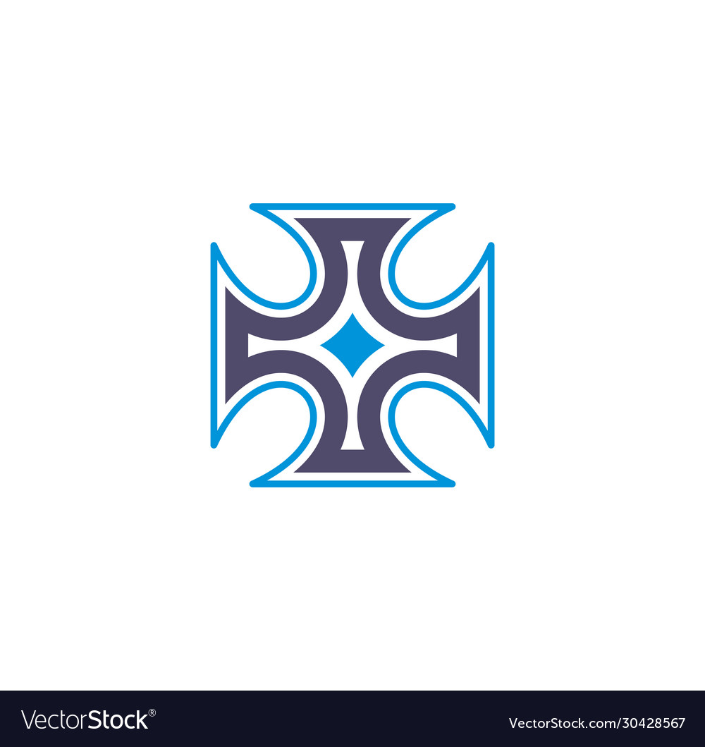 Cross icon on background for graphic and web
