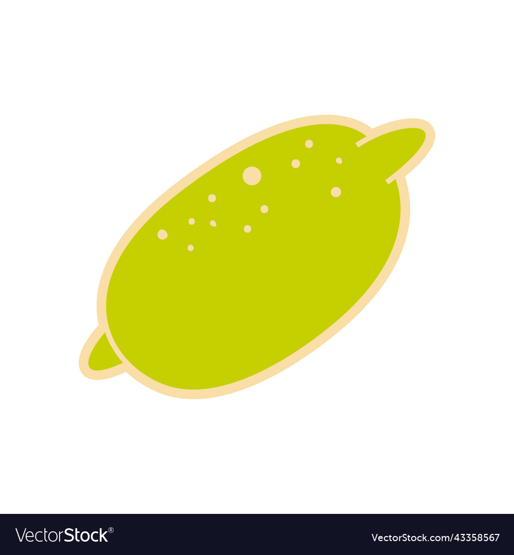 Flat lemon design