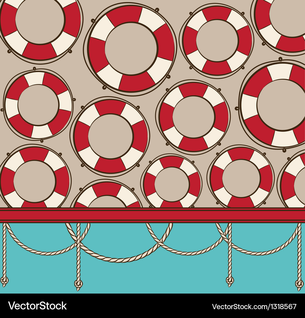 Nautical Rope Pattern Royalty Free Vector Image
