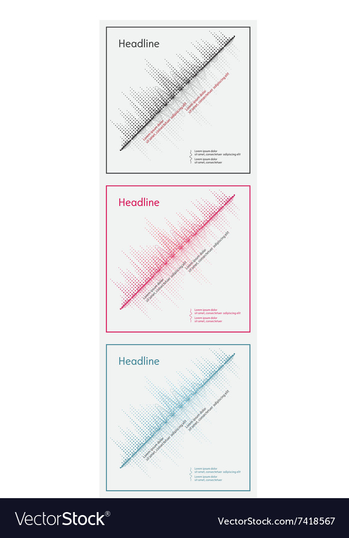 Three sound wave isolated