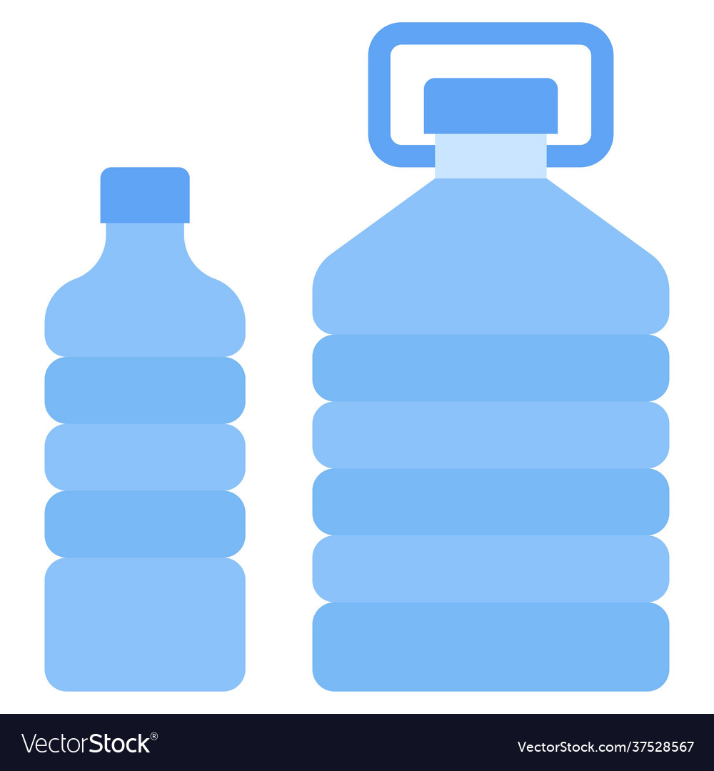 Water bottle icon supermarket and shopping mall