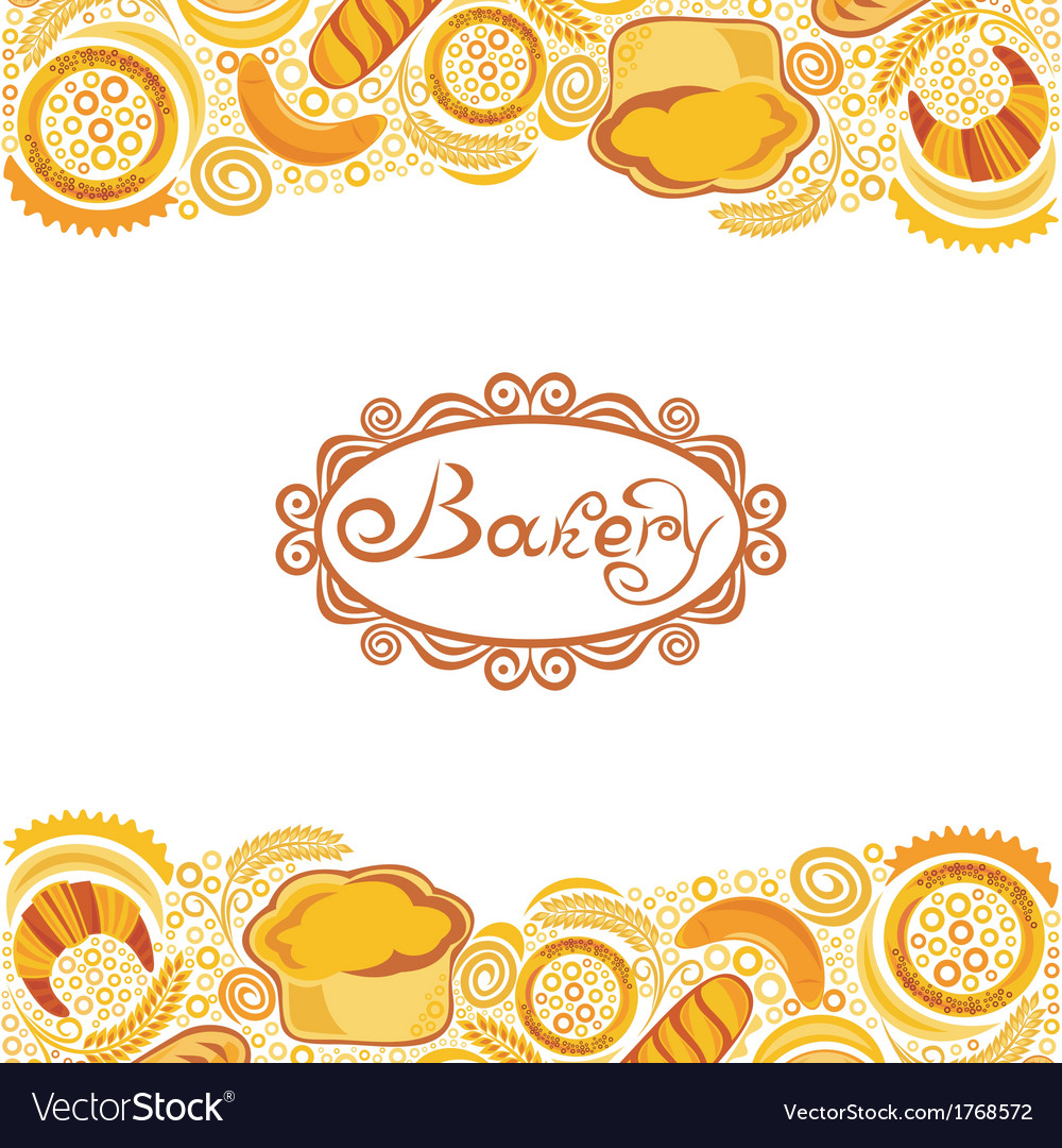 Bakery Bread Pattern Background
