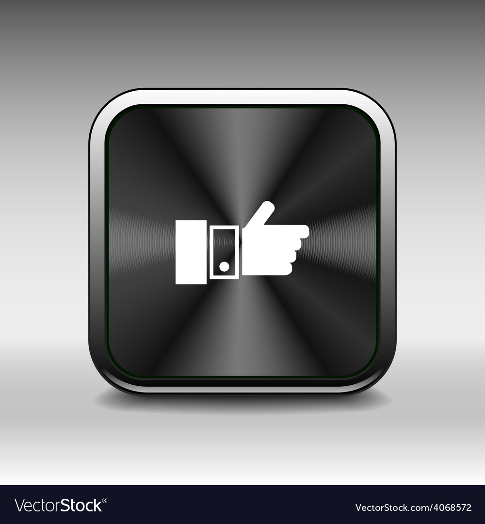Pointing hand icon finger pointer touch click