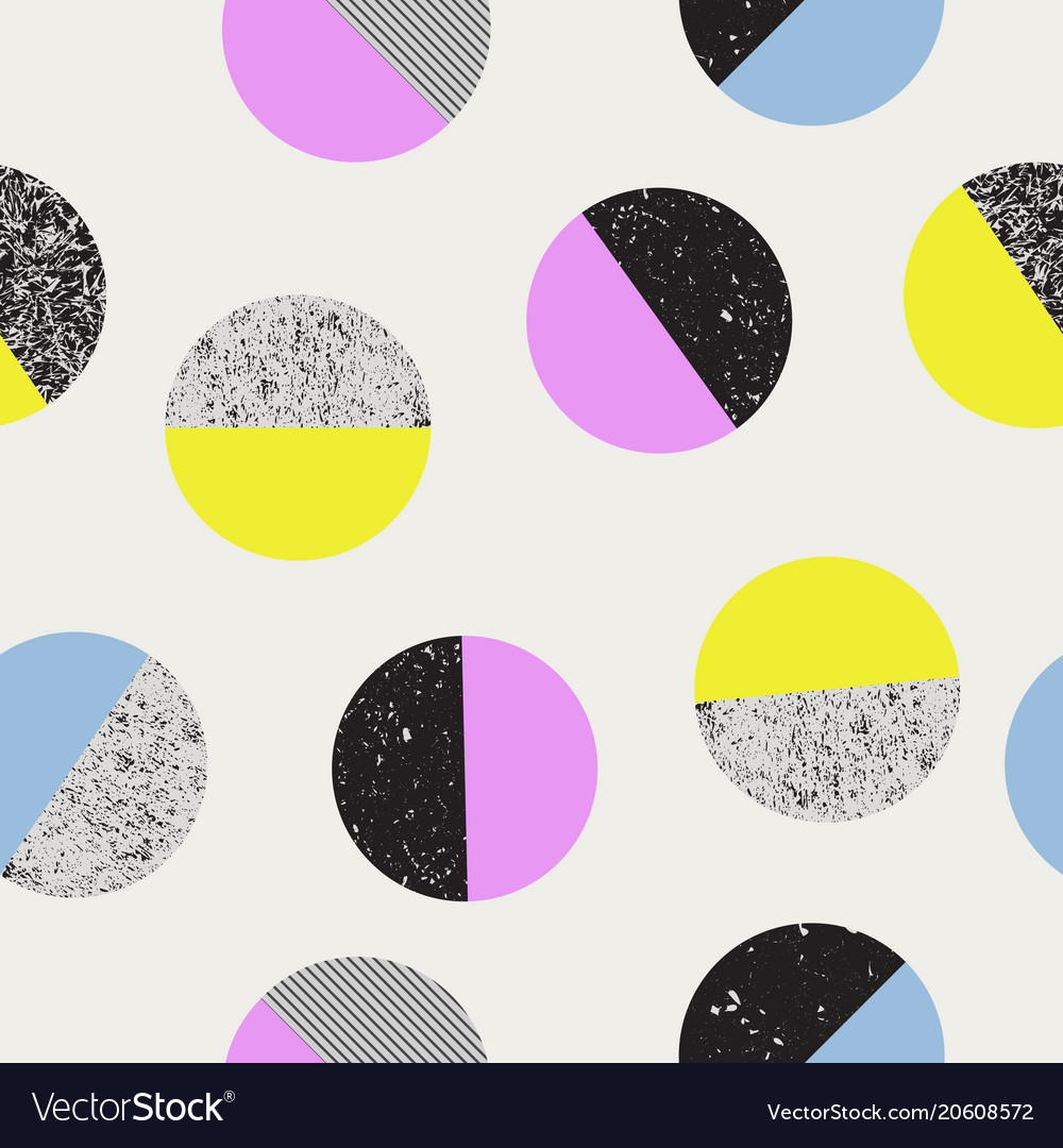 Retro Abstract Pattern - Geometric Shapes