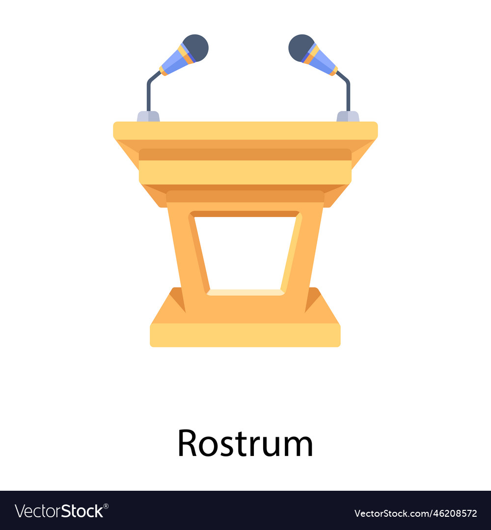 Rostrum Royalty Free Vector Image - VectorStock