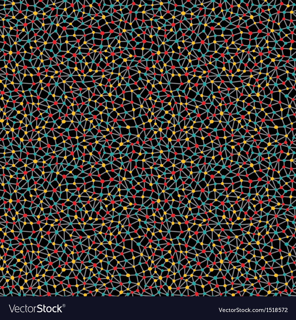 Seamless pattern with lines and dots