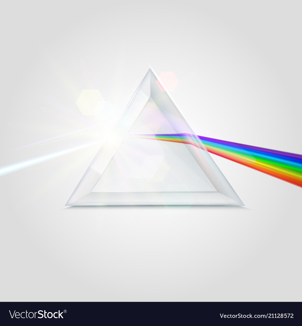 Spectrum Prism Picture Royalty Free Vector Image