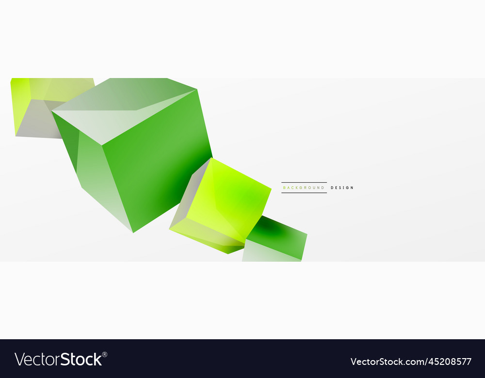 3d cubes abstract background composition vector image 3d cubes abstract background composition
