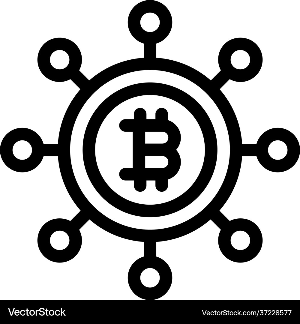 Blockchain network Royalty Free Vector Image - VectorStock