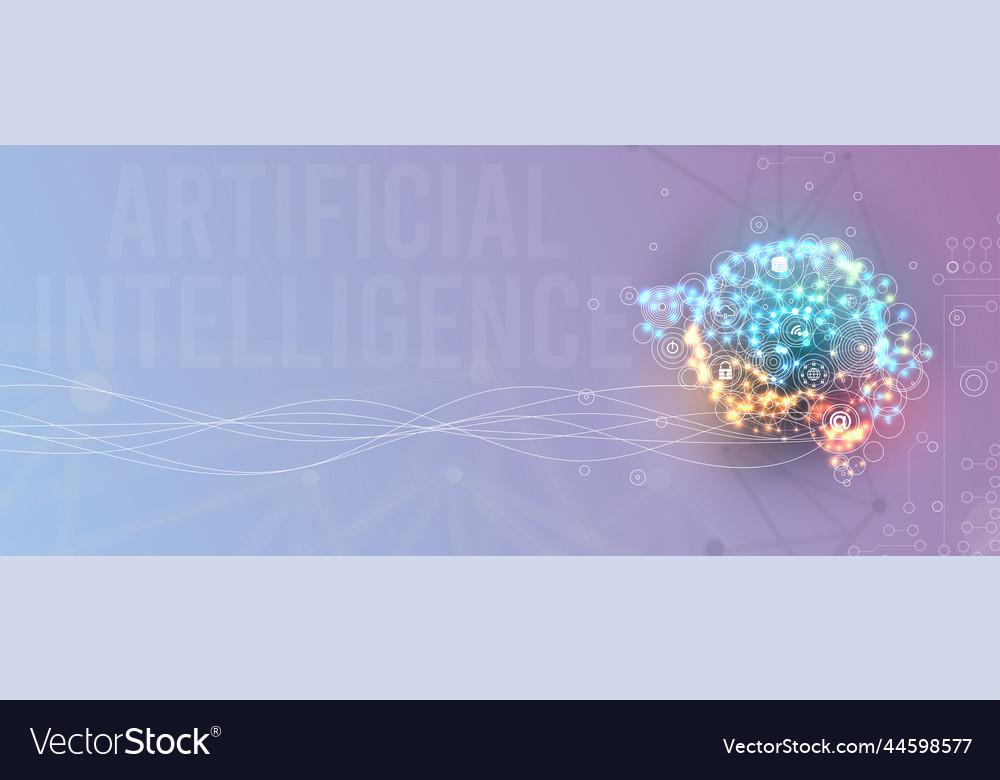 Conceptual technology of artificial intelligence vector image Conceptual technology of artificial intelligence