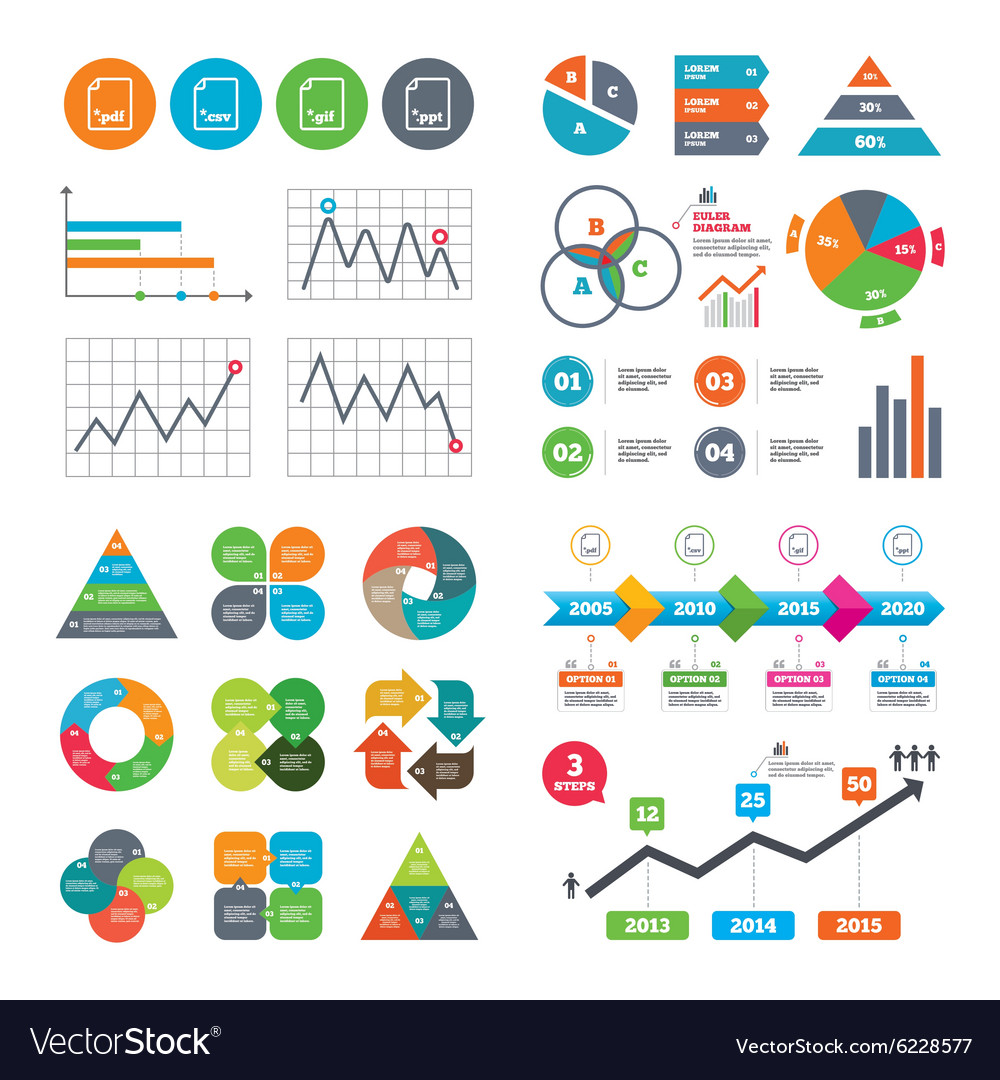 Document signs file extensions symbols