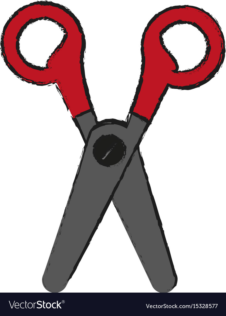 Isolated scissors icon image
