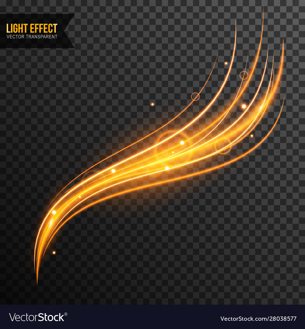 Light effect transparent with line swirl