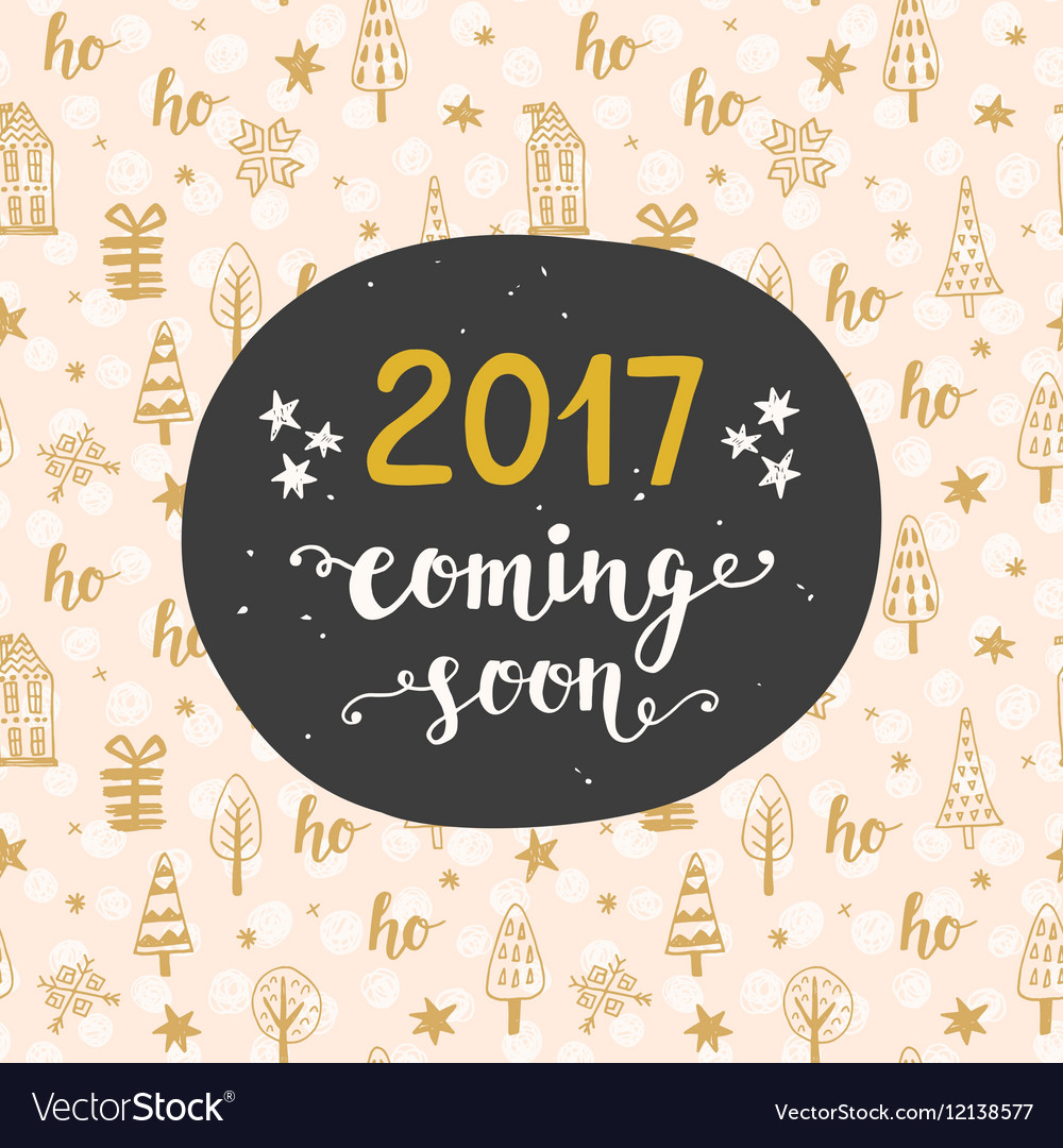 New year card 2017 coming soon