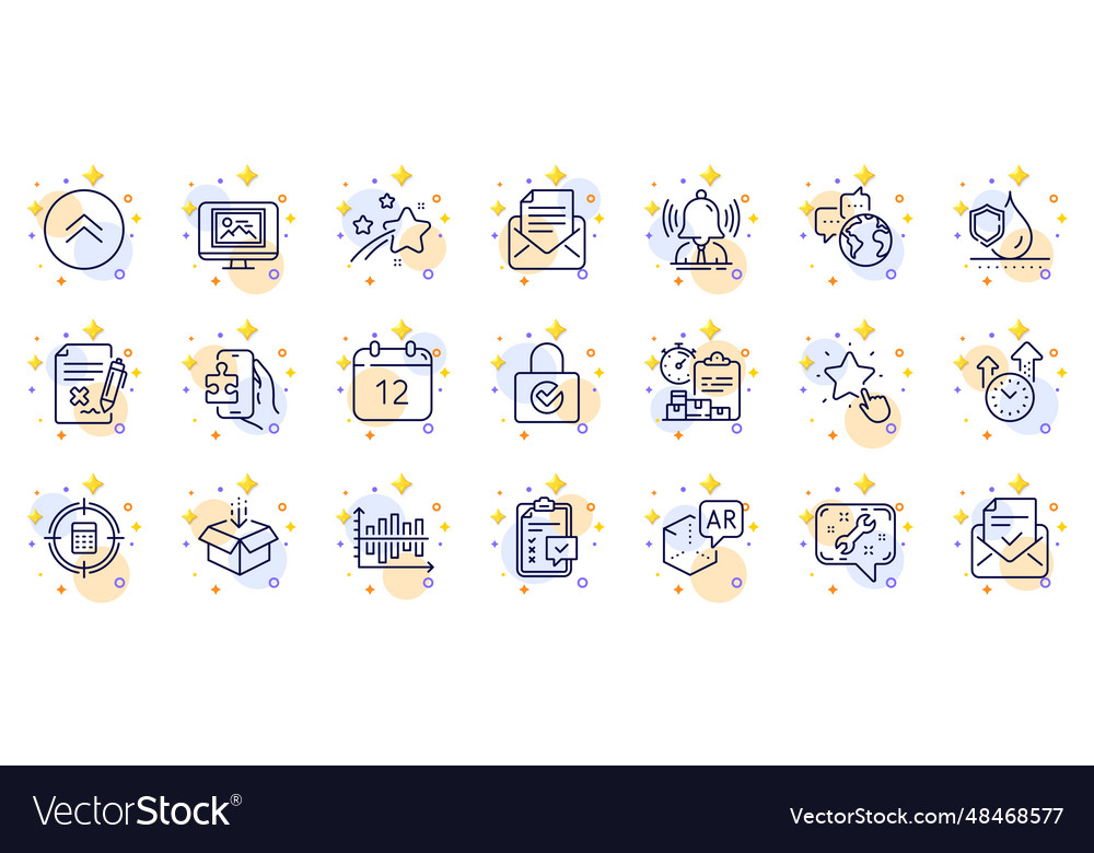 Outline set of password encryption brand