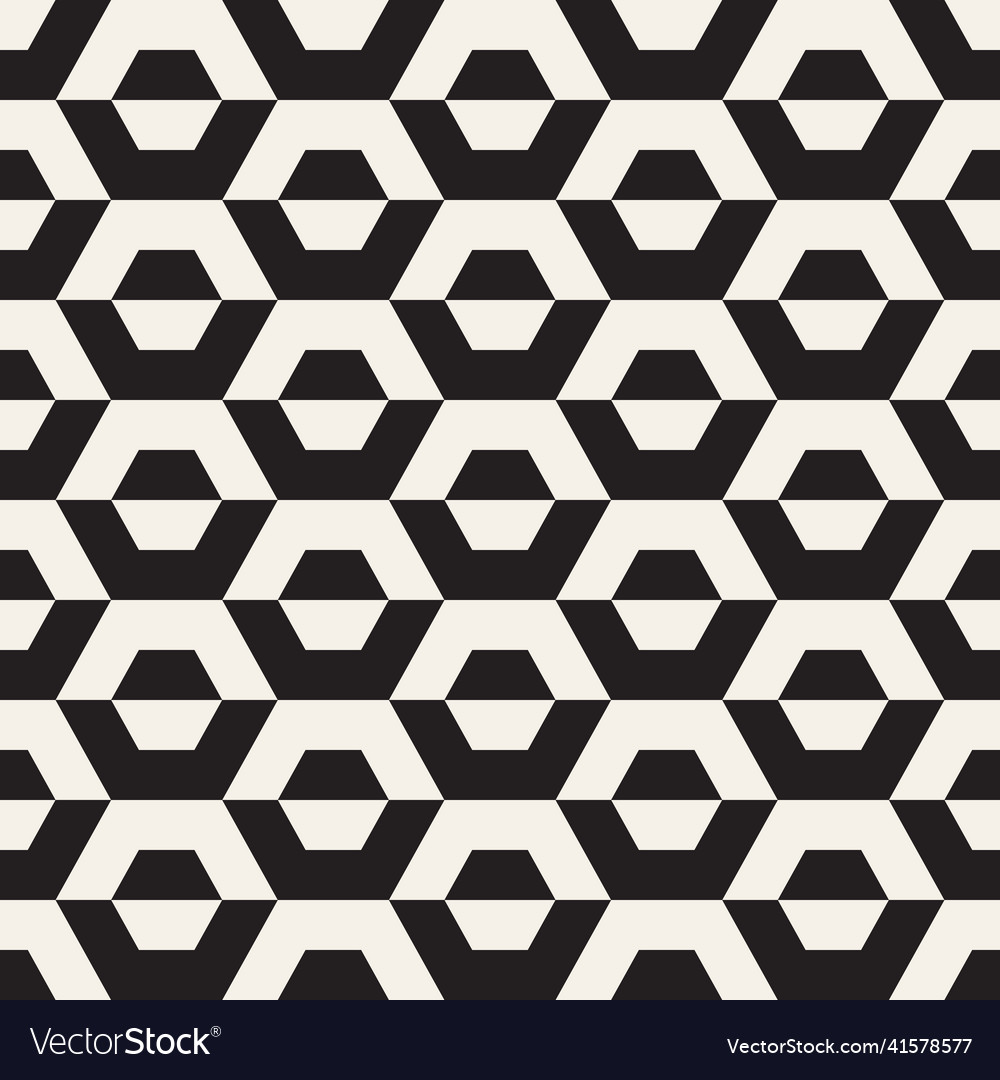 Seamless pattern repeating geometric elements